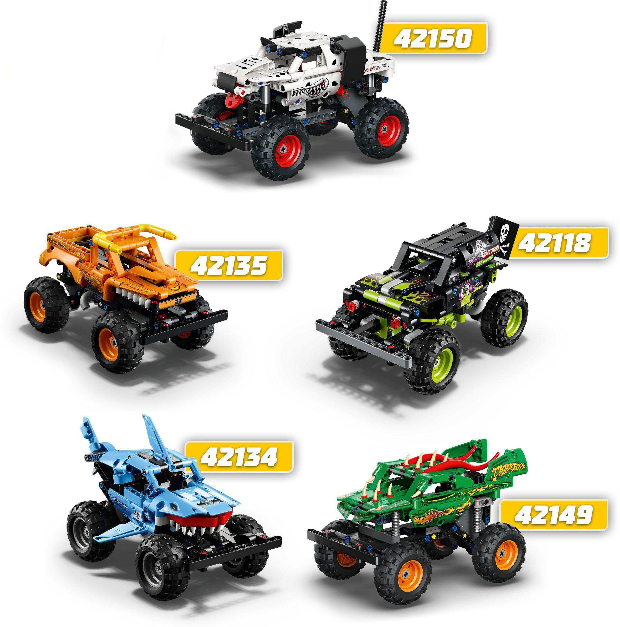 in LEGO® Jam™ Dragon™ St), Konstruktionsspielsteine (42149), Monster Europe Made (217 LEGO® Technic,