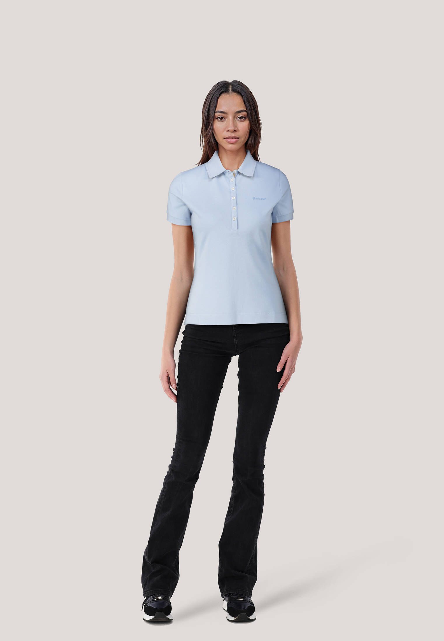 Barbour Poloshirt Damen Poloshirt PORTSDOWN Kurzarm günstig online kaufen