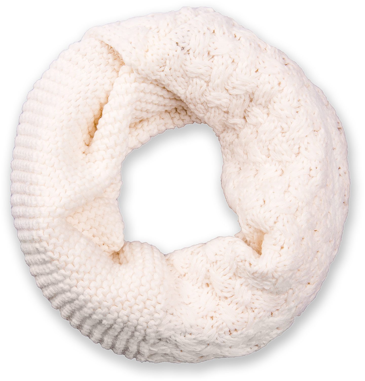 Strickschal Strick Loop mit Mustermix