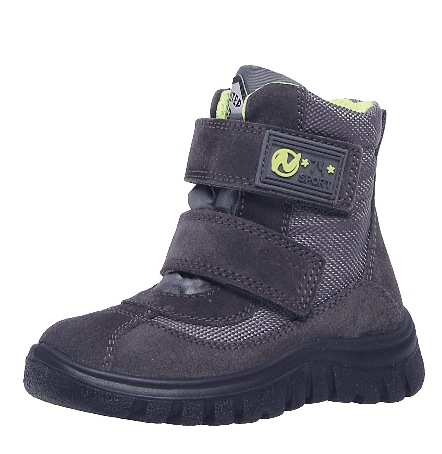 Naturino Naturino Сапоги Thorens Boots Klett Wollfutter wateerproof Grau Schnürstiefelette