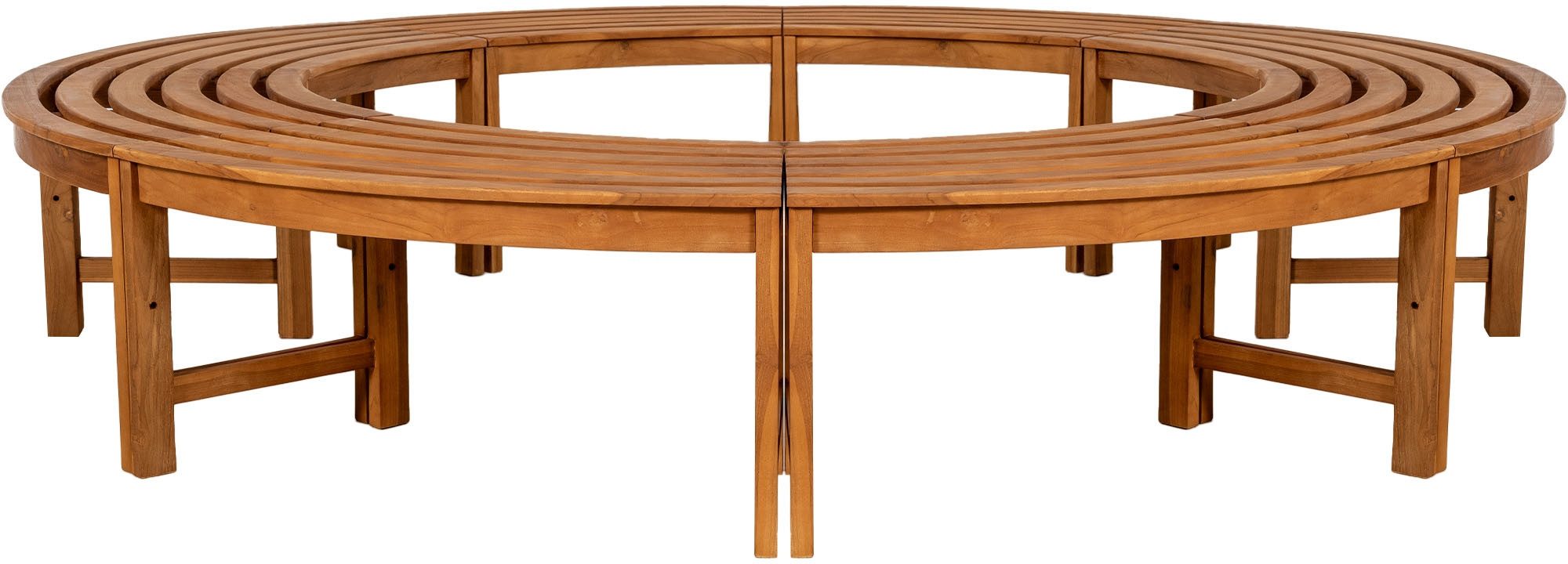 TPFGarden Baumbank Nelly (Runde Baumbank aus massivem, wetterfestem Teakhol günstig online kaufen