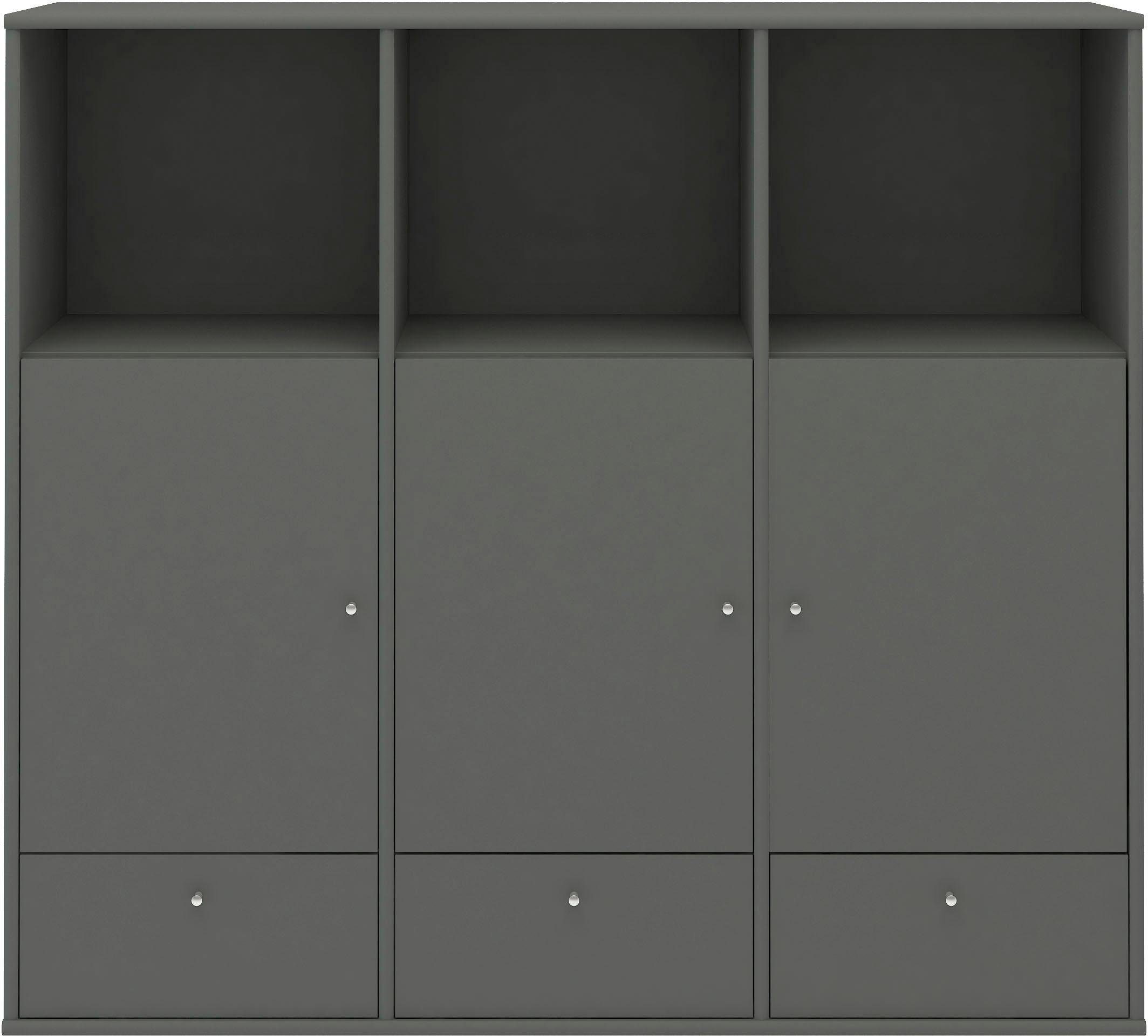 Hammel Furniture Highboard Mistral Hochkommode, Hochschrank, mit Türen und Schubladen, Breite: 133cm, anpassungsbar Designmöbel