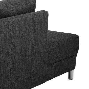 ebuy24 Sofa Calverton Ecksofa mit links gewendeten Ottomane in