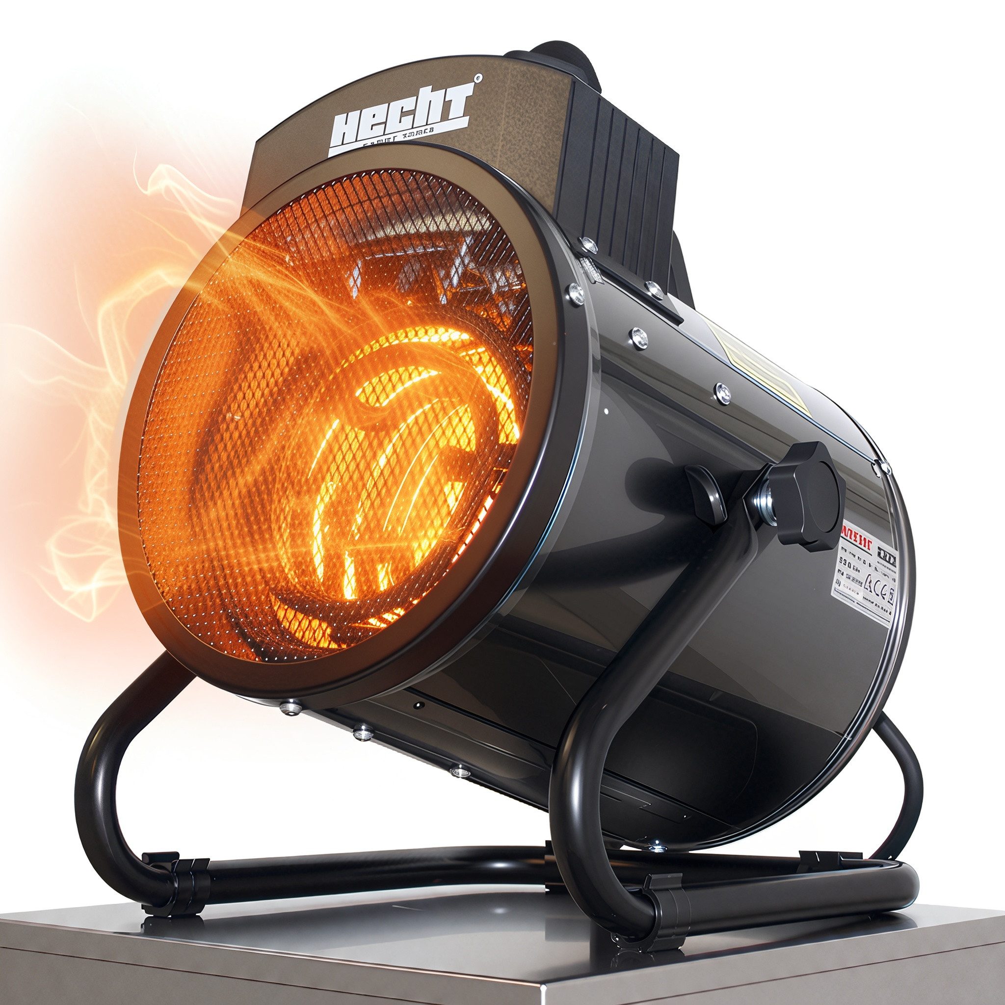 Hecht Heizgerät Heizlüfter 3000W mit Thermostat 2in1 Ventilator, 3-Stufen, Überhitzungsschutz, 230V