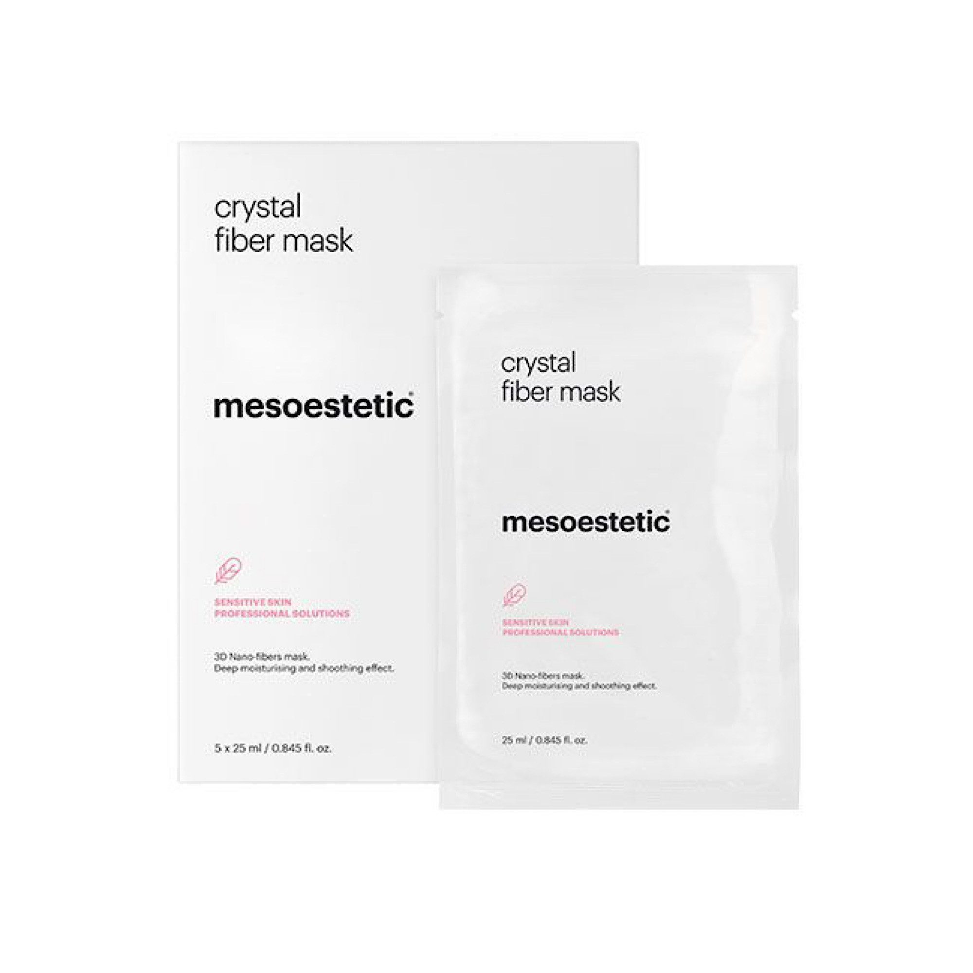 mesoestetic® Gesichtspeeling Mesoestetic Crystal Fiber Mask 5 x 25ml