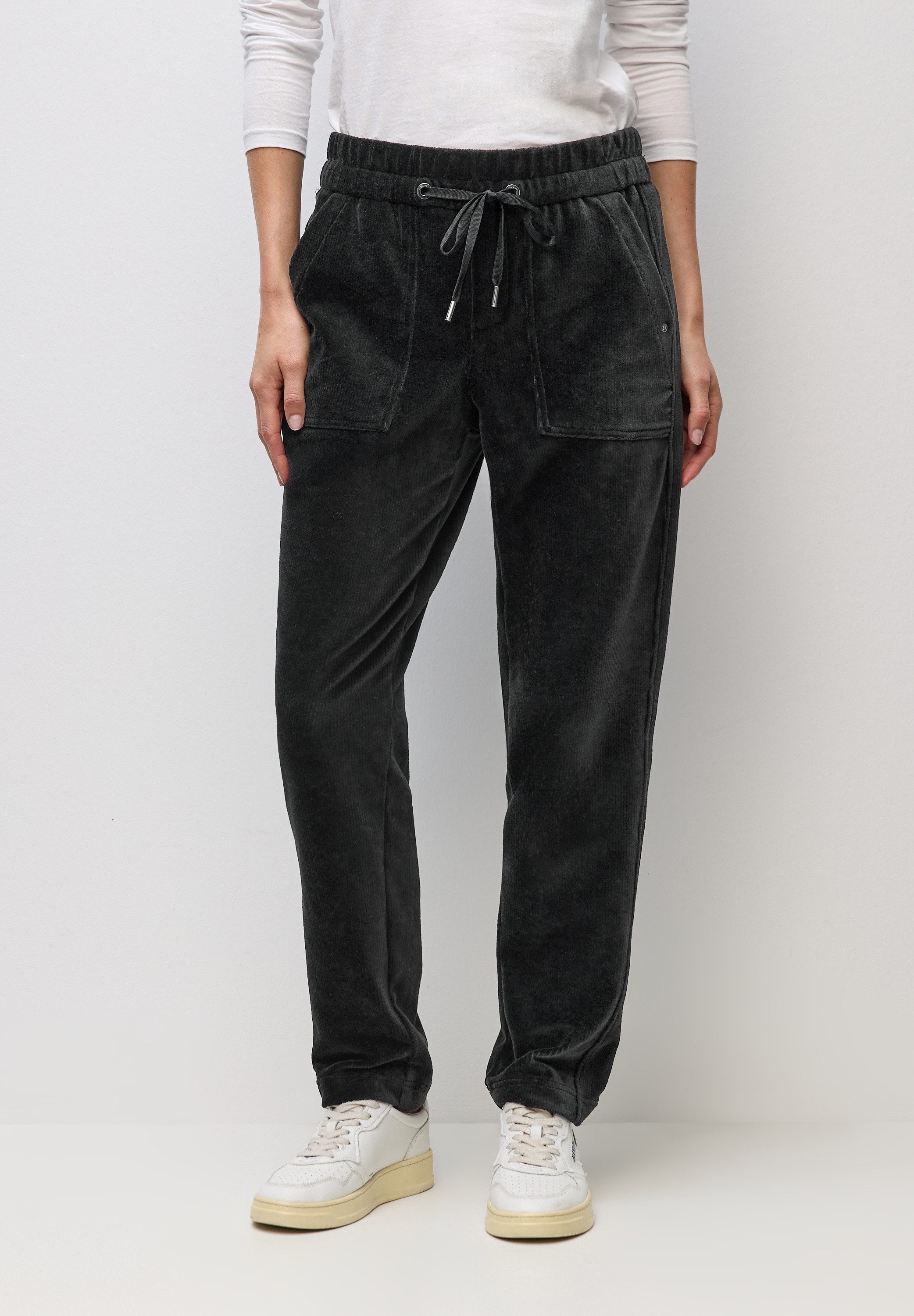 STREET ONE Stoffhose Elastikbund mit Tunnelzug günstig online kaufen