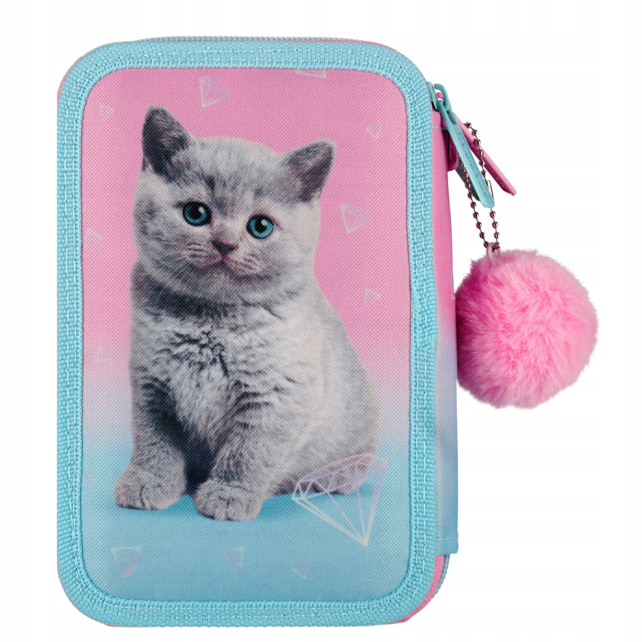 Starpak Federmäppchen 3-Komponenten Federmäppchen Katzen Design