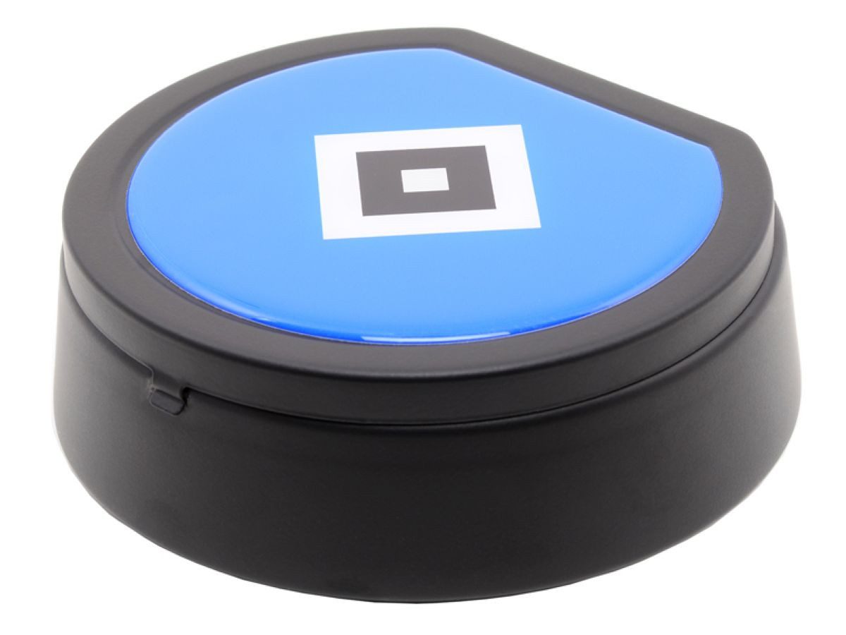 HSV Aschenbecher Ascher mit Deckel und Glutkiller in schwarz blau silber, HSV Aschenbecher in runder Form mit Deckel