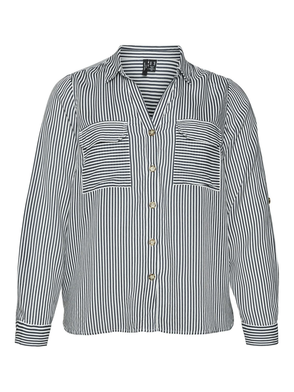 Hemdbluse VMBUMPY L/S SHIRT NEW CURVE GA NOOS