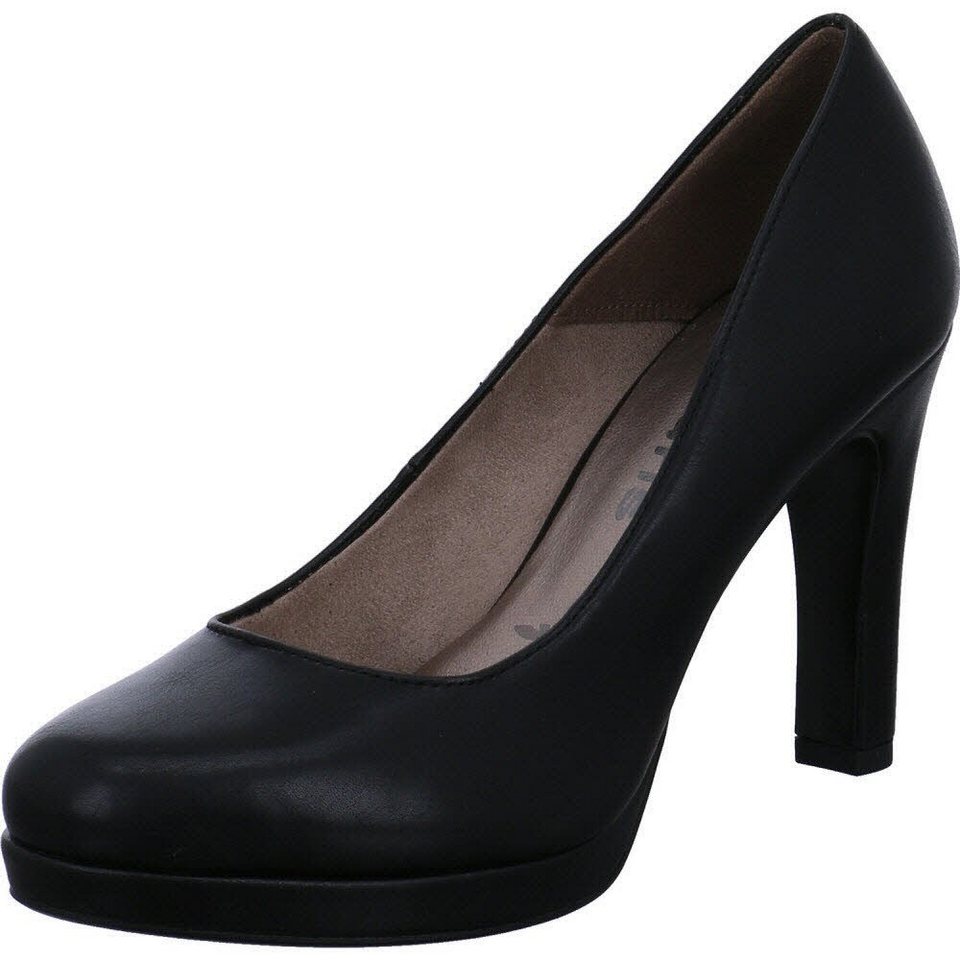 Tamaris 12242628 020 Black Matt Pumps, Obermaterial Synthetik