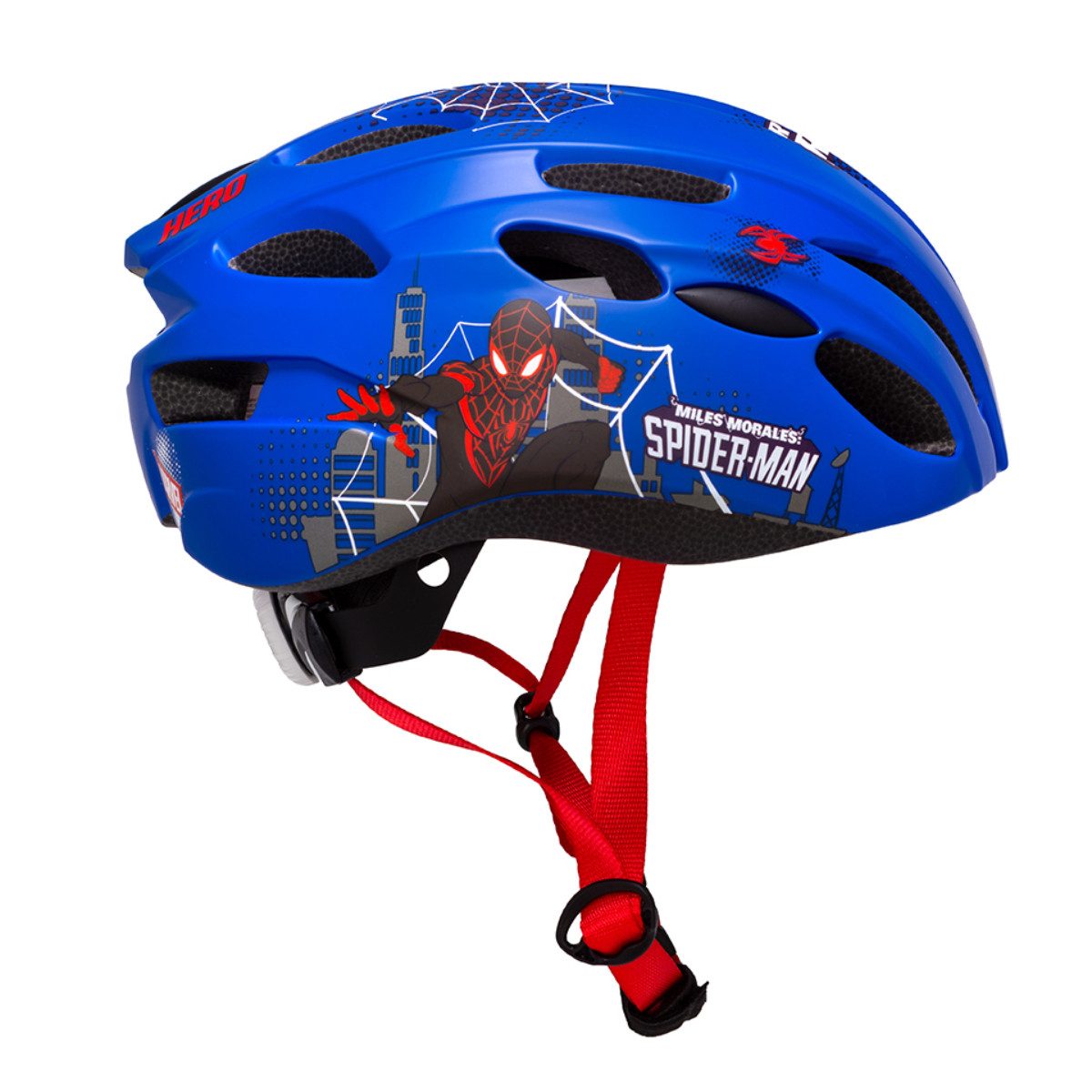 Spiderman Kinderhelm Medium Fahrradhelm Skaterhelm Verstellbar In Mold Belüftungsöffnungen (Packung)