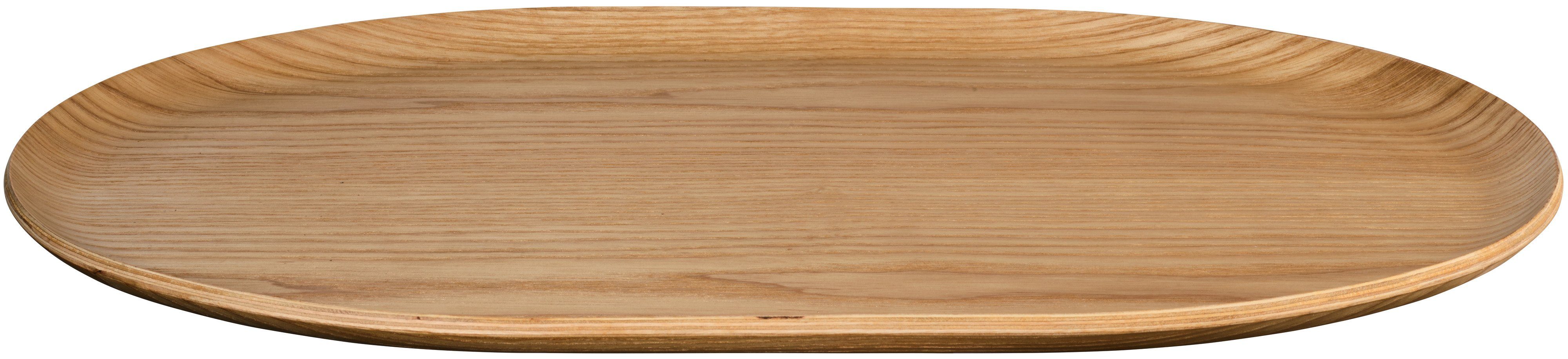 Holztablett, SELECTION wood beige oval Selection ASA ASA Teller