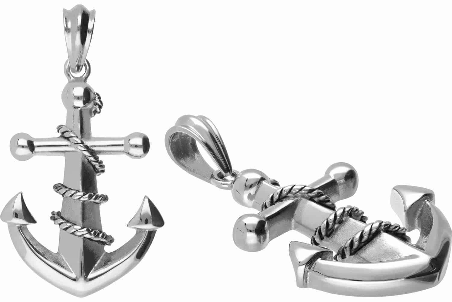 FILANGO Kettenanhänger Chirurgenstahl Kettenanhänger ANKER (Ketten-Anhänger, 1-tlg)