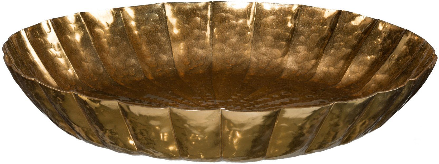 Creativ deco Dekoschale Weihnachtsdeko (1 St), mit Struktur-Rand günstig online kaufen