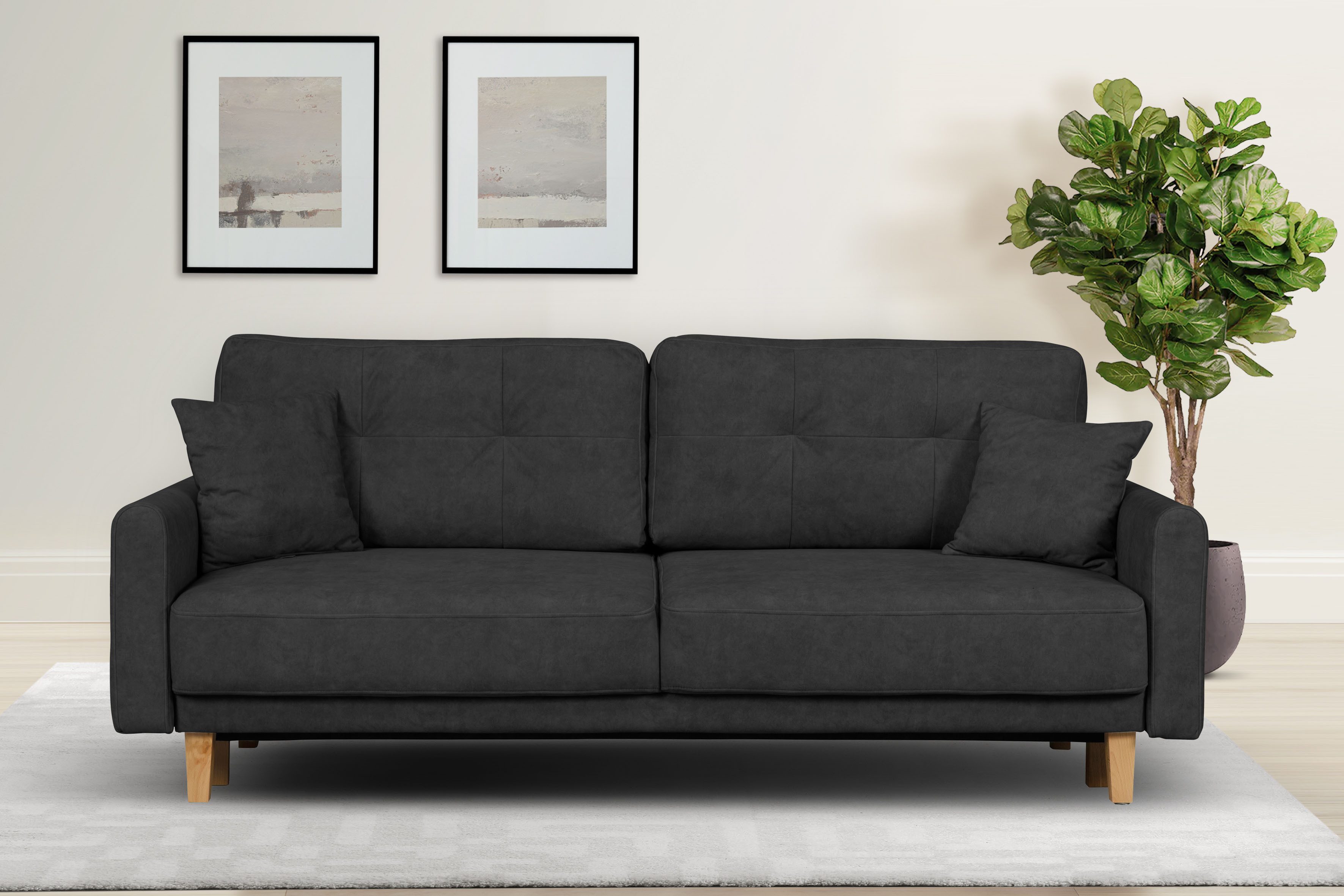 Home affaire 3-Sitzer TRIPLO optionale Schlafsofa günstig online kaufen