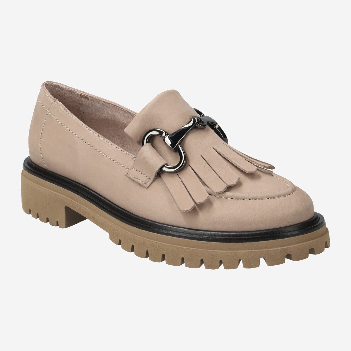Paul Green 2734-064, Slipper & Mokassin in Beige für Damen Slipper