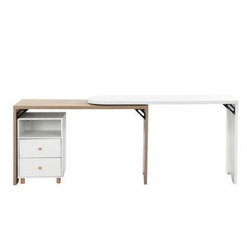 XDOVET Schreibtisch Computertisch Schreibtische Bürotisch 120*60*75cm Officetisch, weiß 135cm Arbeitstisch PC-Tisch