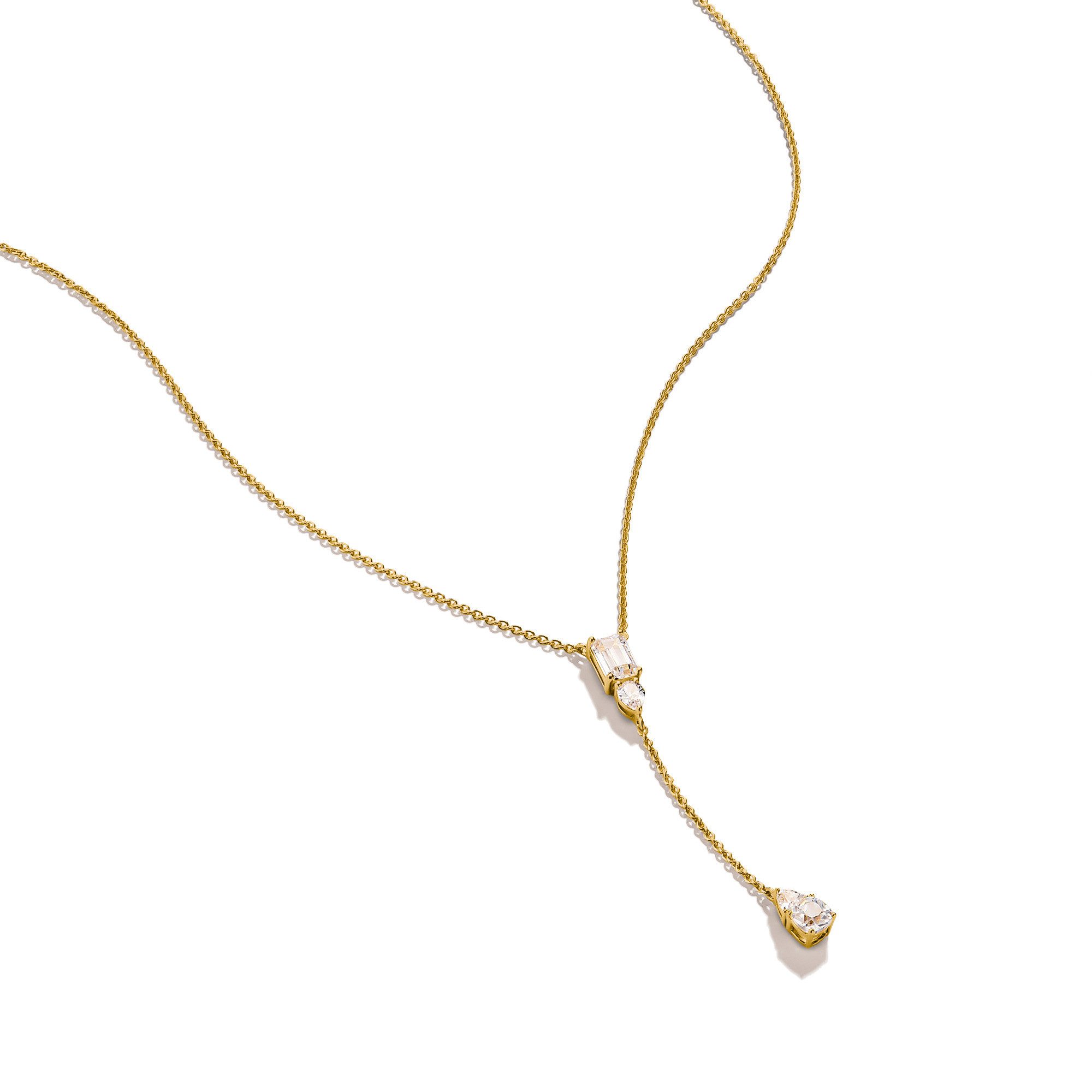 THOMAS SABO Y-Kette Bold Elegance Y-Kette mit Zirkonia, mit Zirkonia (synth)