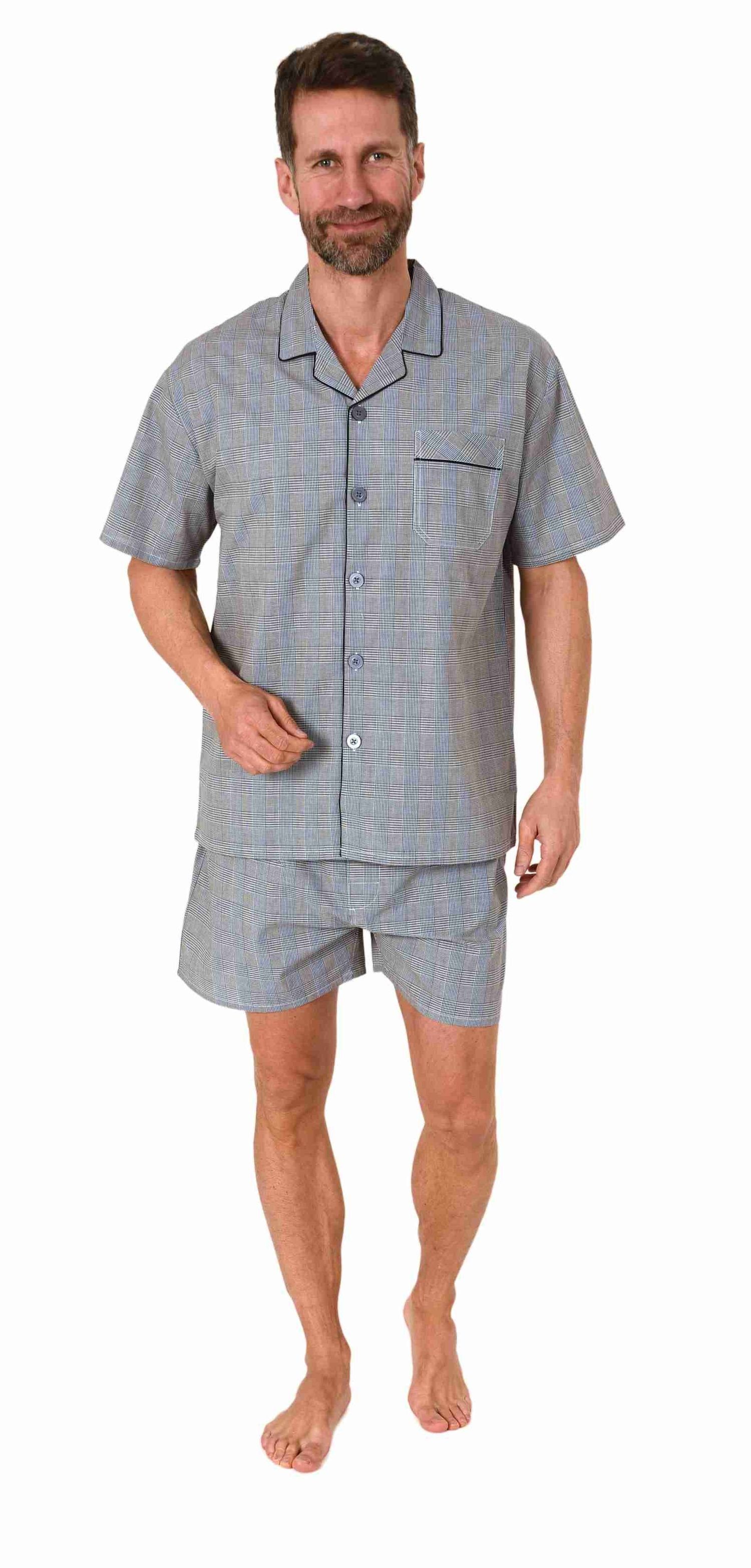Normann Pyjama Herren Schlafanzug Shorty Pyjama günstig online kaufen