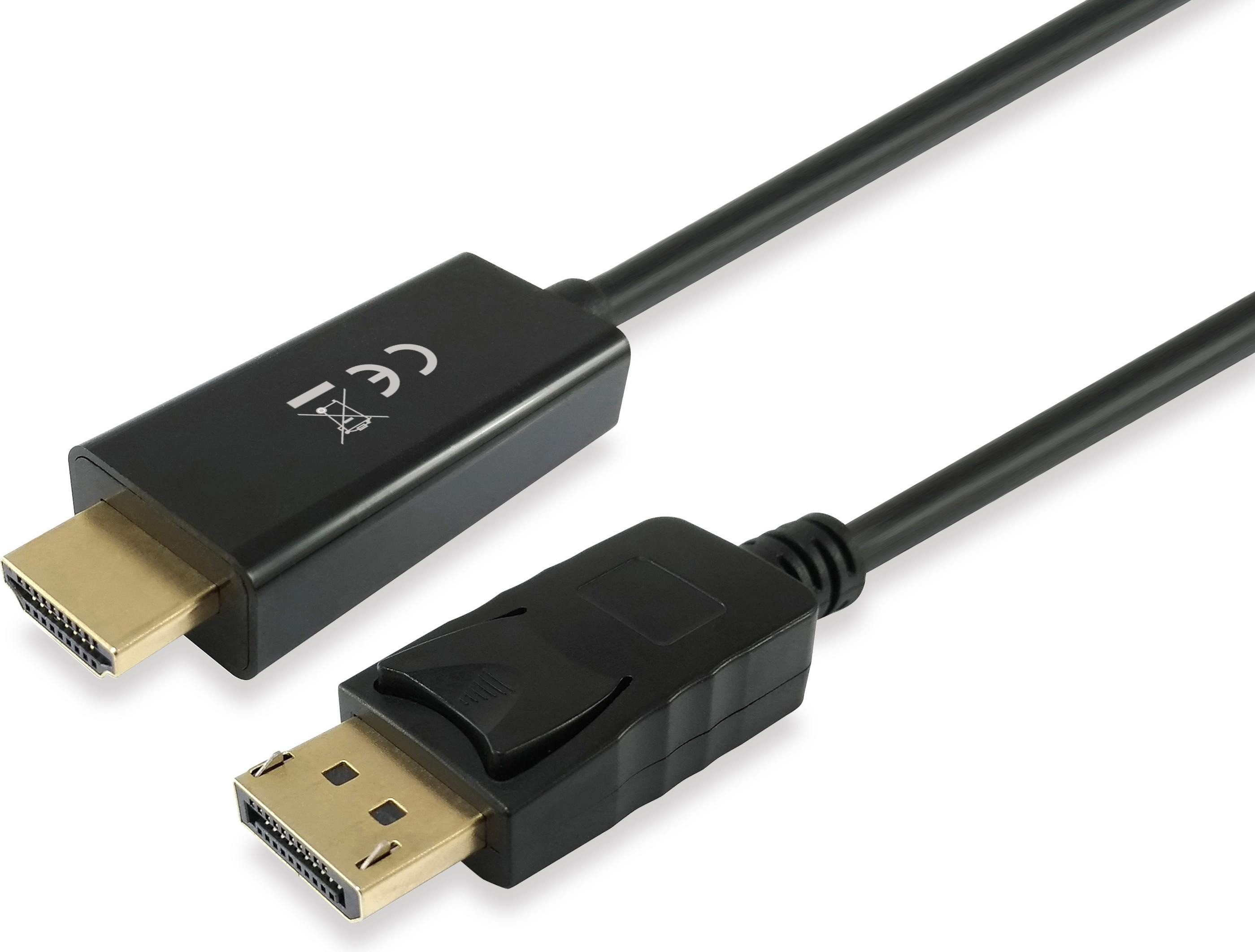 Equip Equip DisplayPort auf HDMI Adapter kable, 2 m HDMI-Kabel, HDMI, DisplayPort