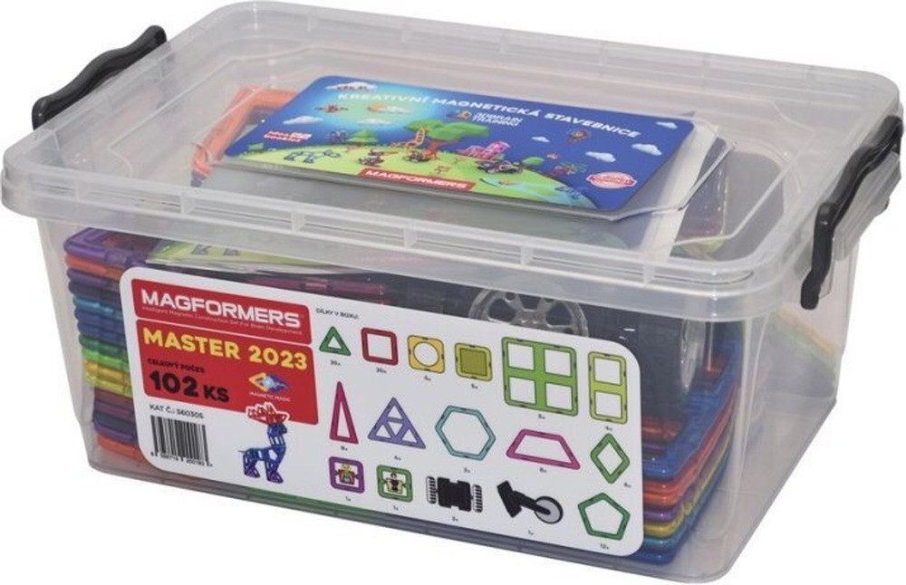 MAGFORMERS MAGFORMERS Master Box 102 dílků Magnetspielbausteine