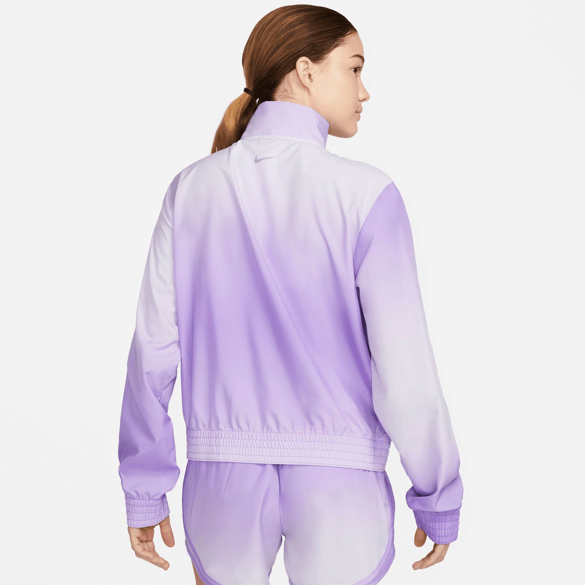 Nike Laufjacke Dri-FIT Run Jacket Printed Running Swoosh Women's lila