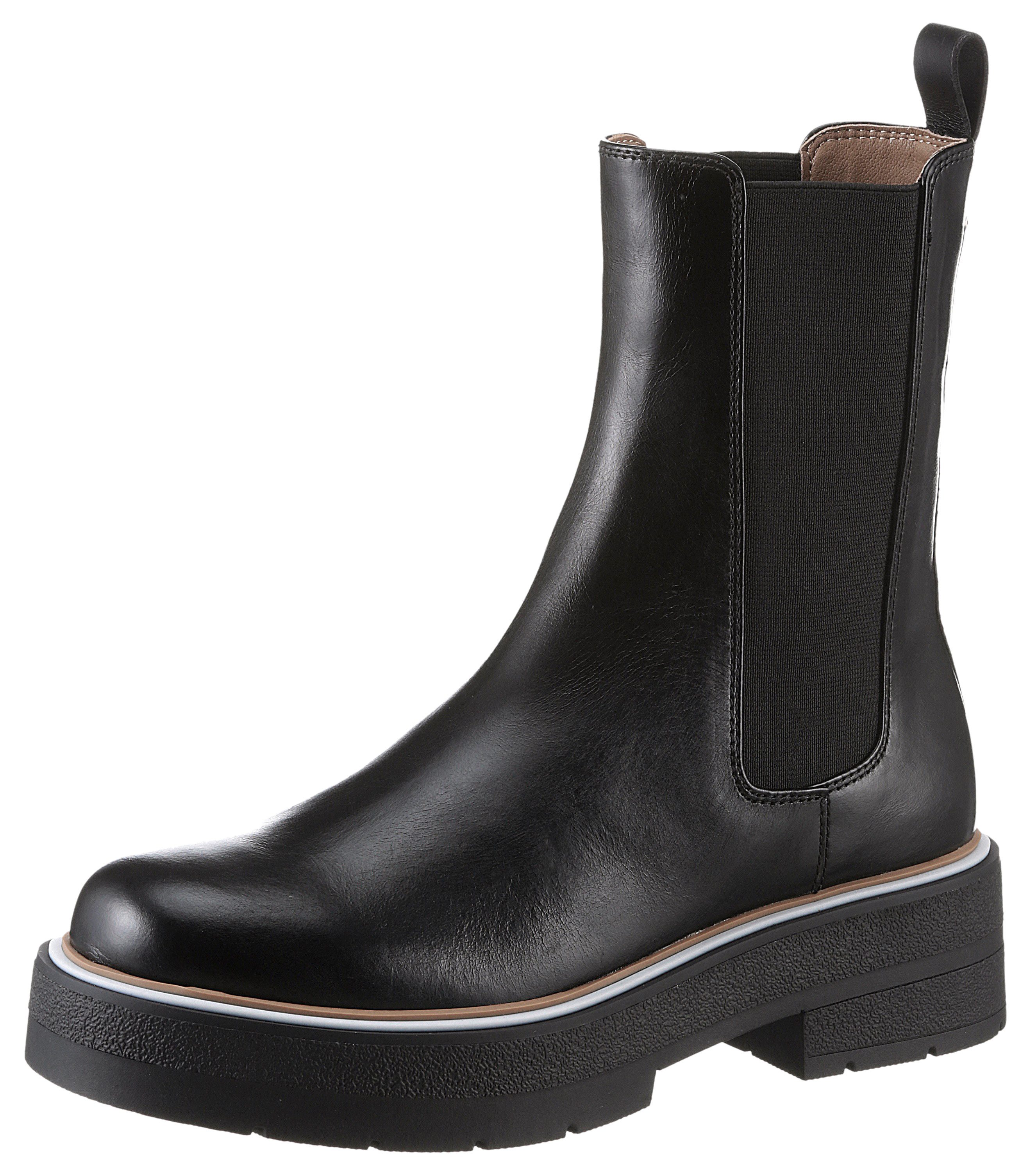 BOSS Rebby_ChBootie_CBB Chelseaboots, Blockabsatz, Plateau, Schlupfboots, günstig online kaufen