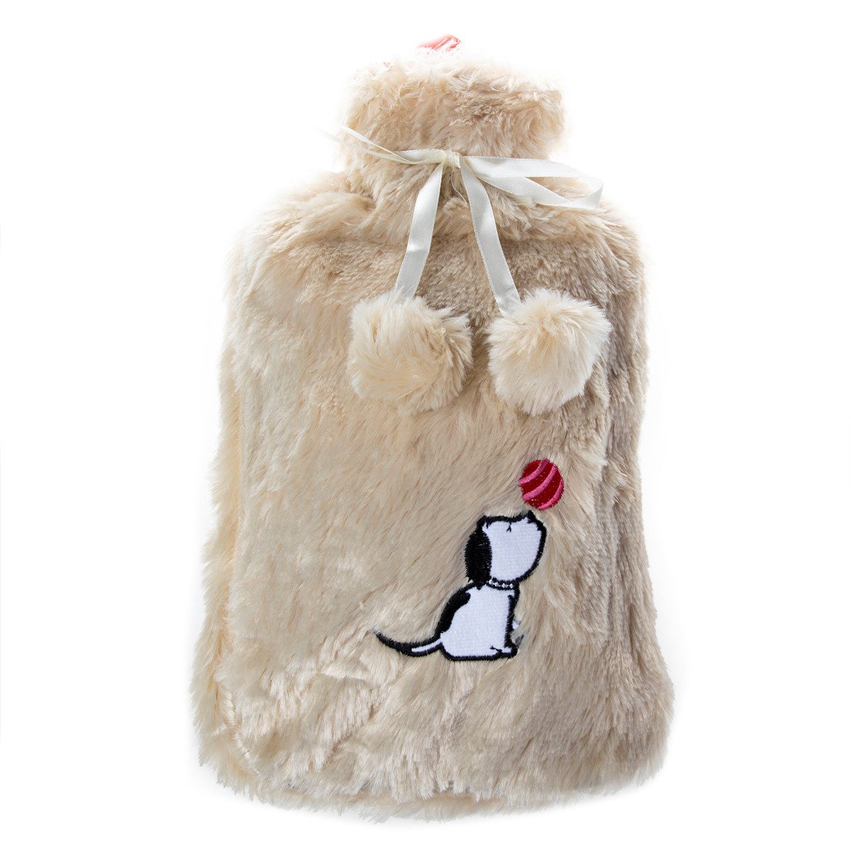 BIGGDESIGN Wärmflasche BiggDesign Hunde Wärmflasche, 2L, Beije