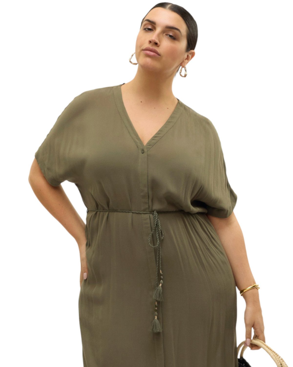 Vero Moda Curve Blusenkleid sommerliches langes günstig online kaufen