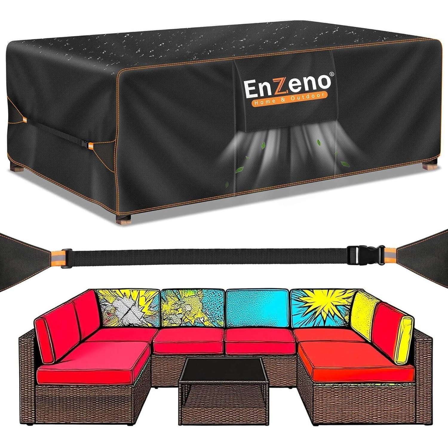 LuxusKollektion Abdeckhaube Abdeckung Gartenmöbel Wasserdicht Winterfest Loungemöbel 280x220x90cm