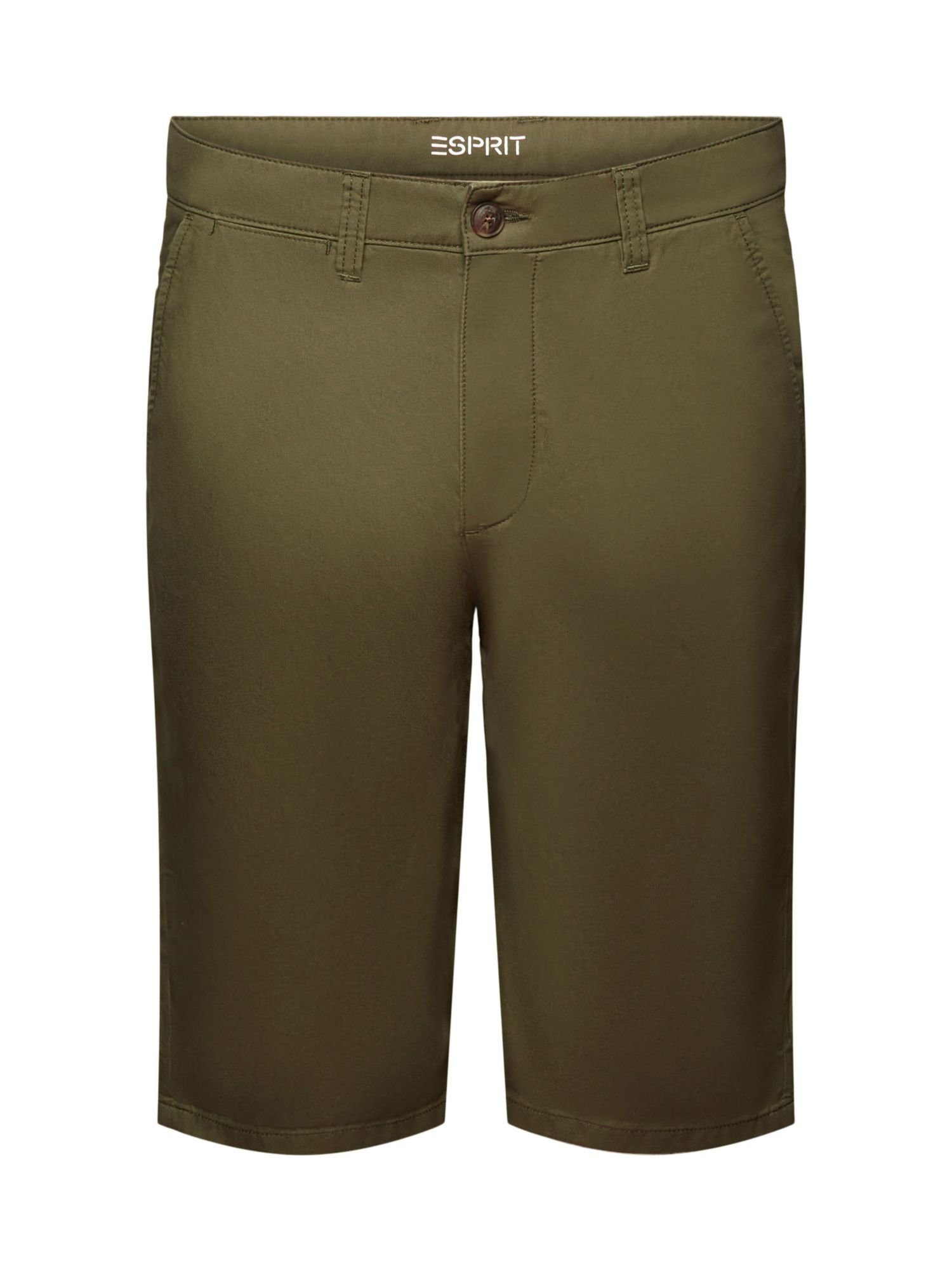 Esprit Shorts Shorts im Chino-Style aus nachhaltiger Baumwolle (1-tlg) DARK KHAKI