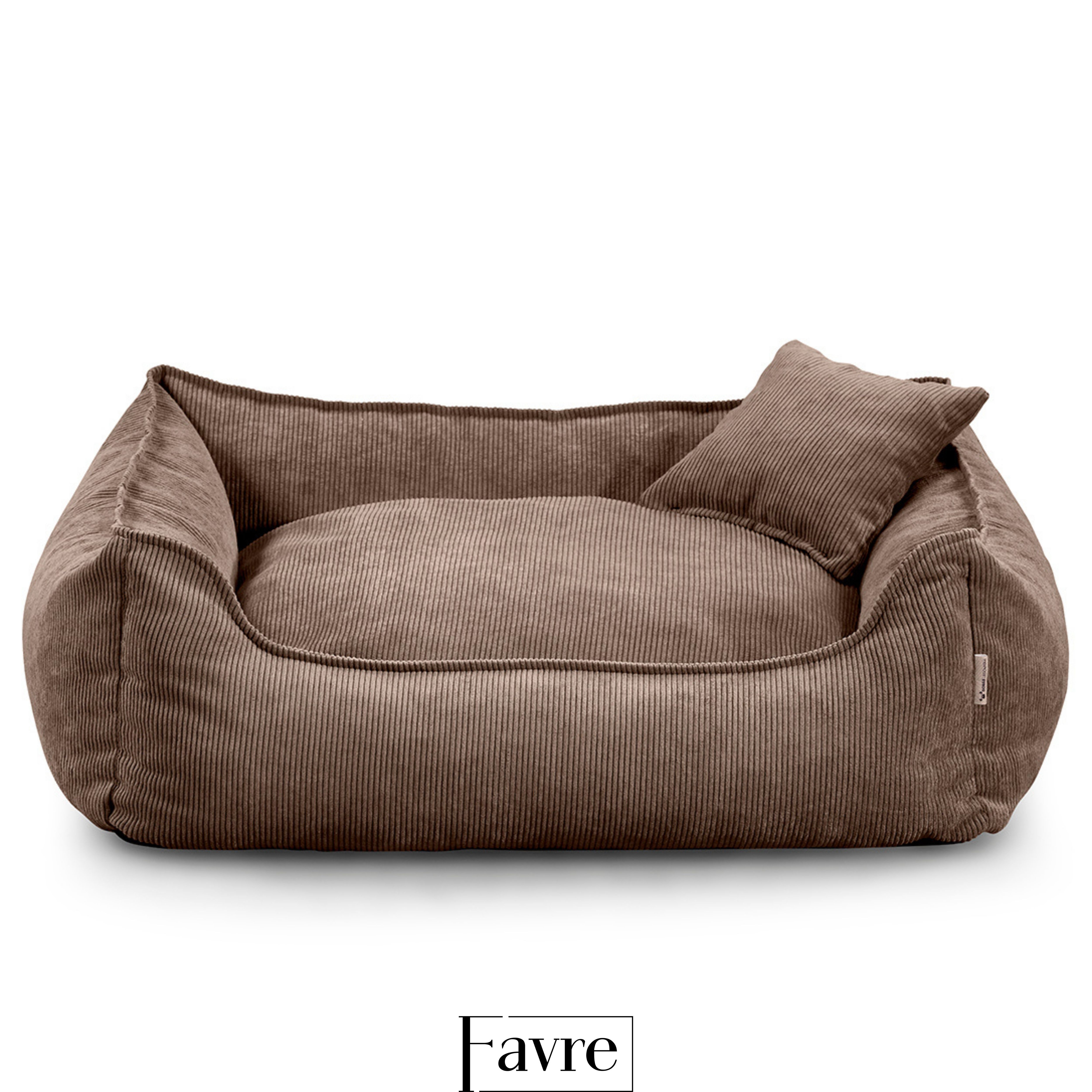 FAVRE Tierbett Hundebett Lucky mit abnehmbarem, waschbarem Cord-Bezug, 100% günstig online kaufen