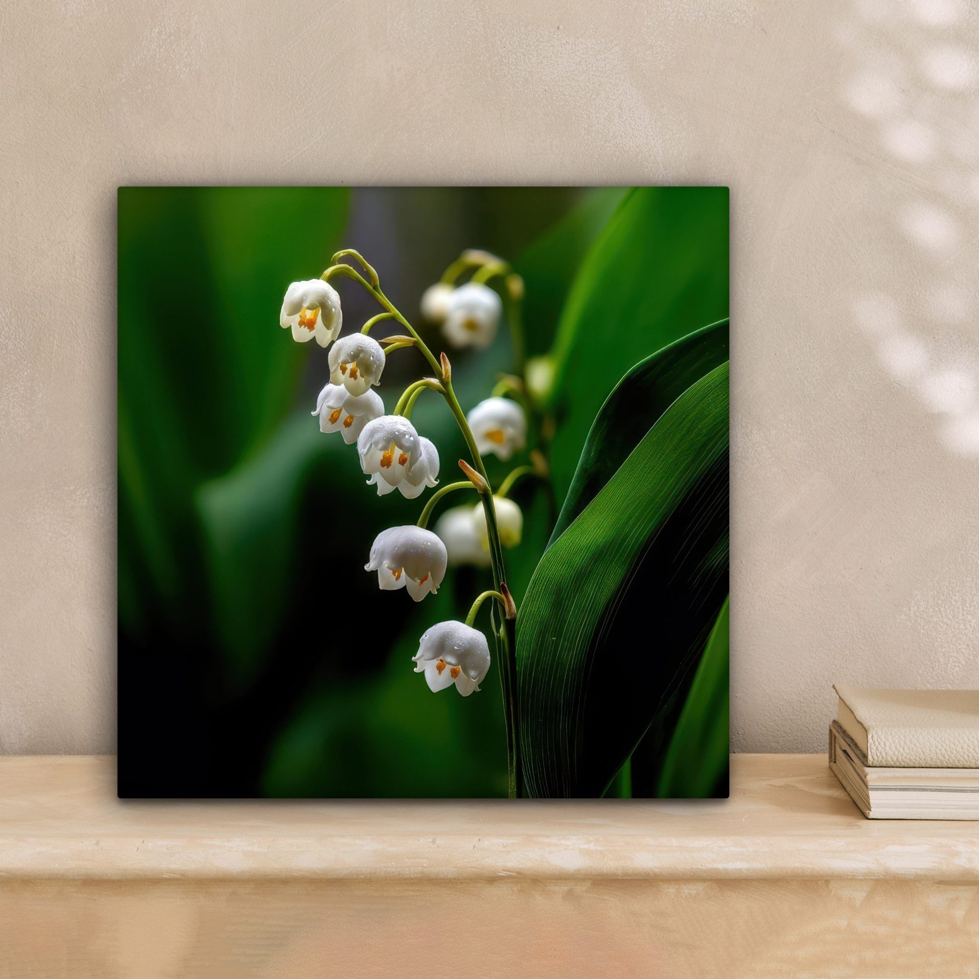 OneMillionCanvasses® Leinwandbild Blumen - weiß - günstig online kaufen