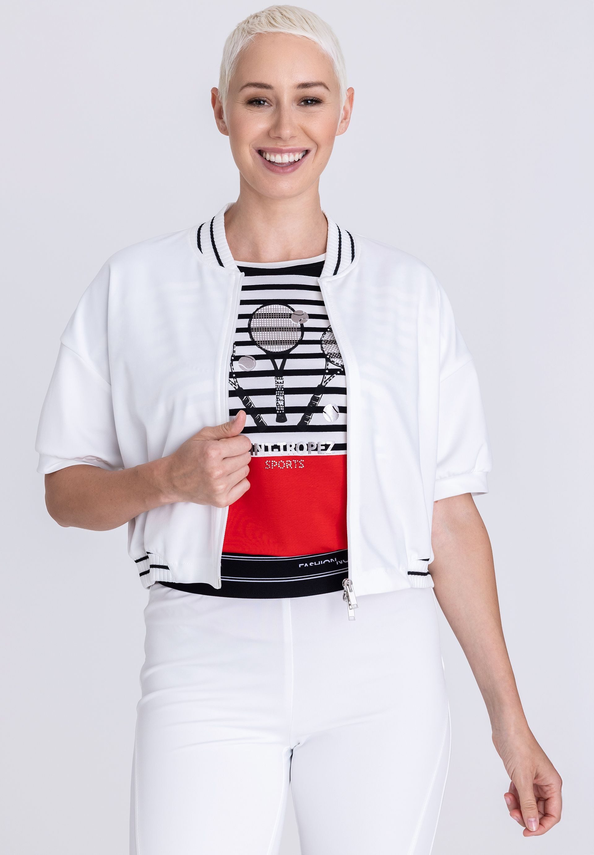 TUZZI Blouson mit Rippbündchen