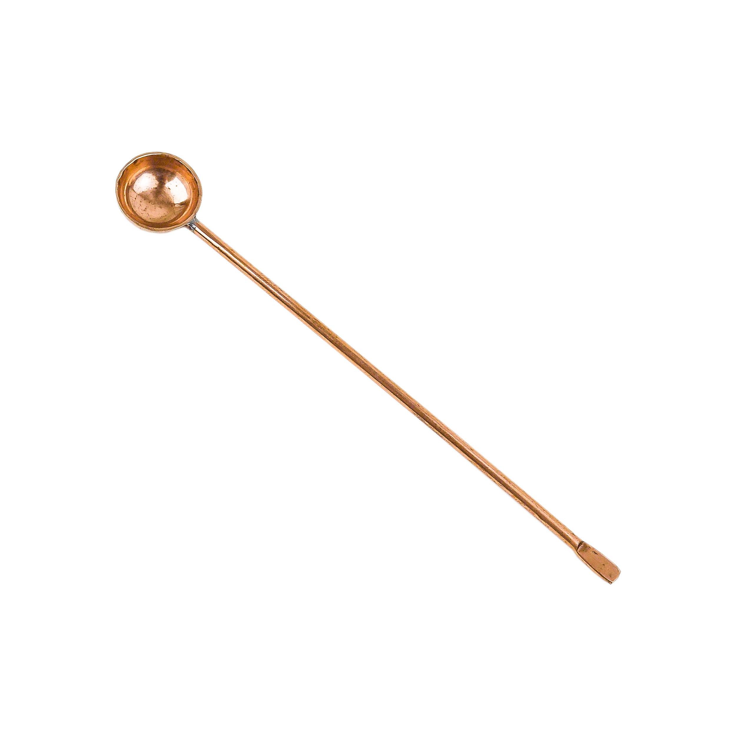 NKlaus Räucherstövchen Praktischer Kupfer-Löffel, 12 cm – Perfekt für genaues Dosieren von We, Räucherstövchen