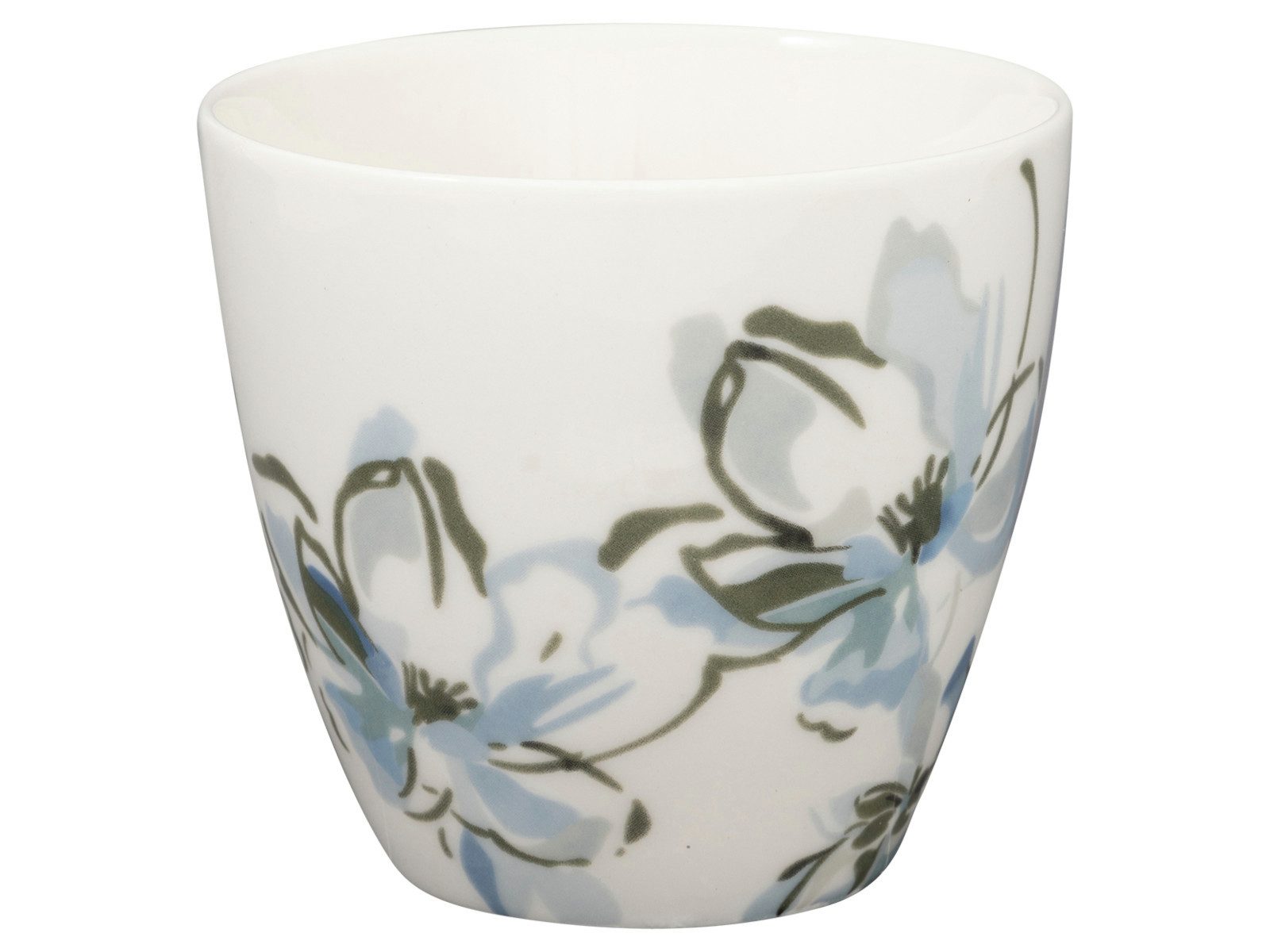 Greengate Кружки Evia Latte Cup white 0,35l, Steinzeug