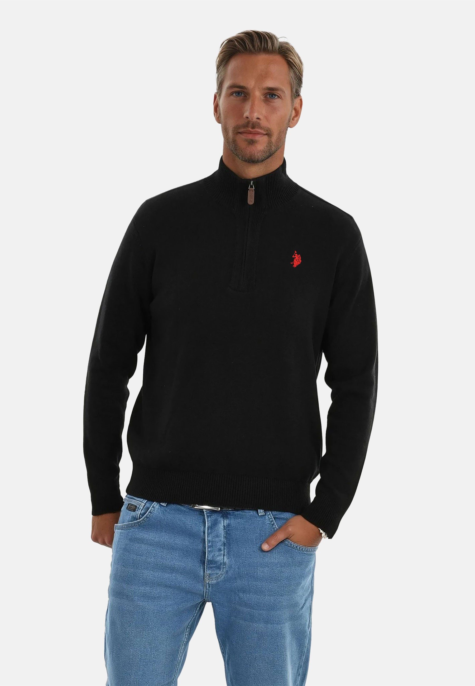 U.S. Polo Assn. Stehkragenpullover Stehkragenpullover USLogaan – Herren Tro günstig online kaufen