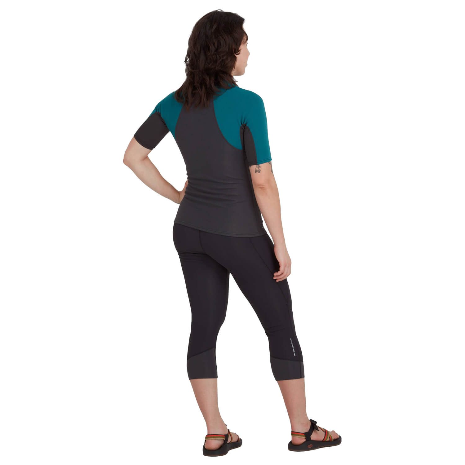 NRS Neopren Shirt NRS Neopren Shirt Hydroskin 0.5 Kurzarm Graphite Damen