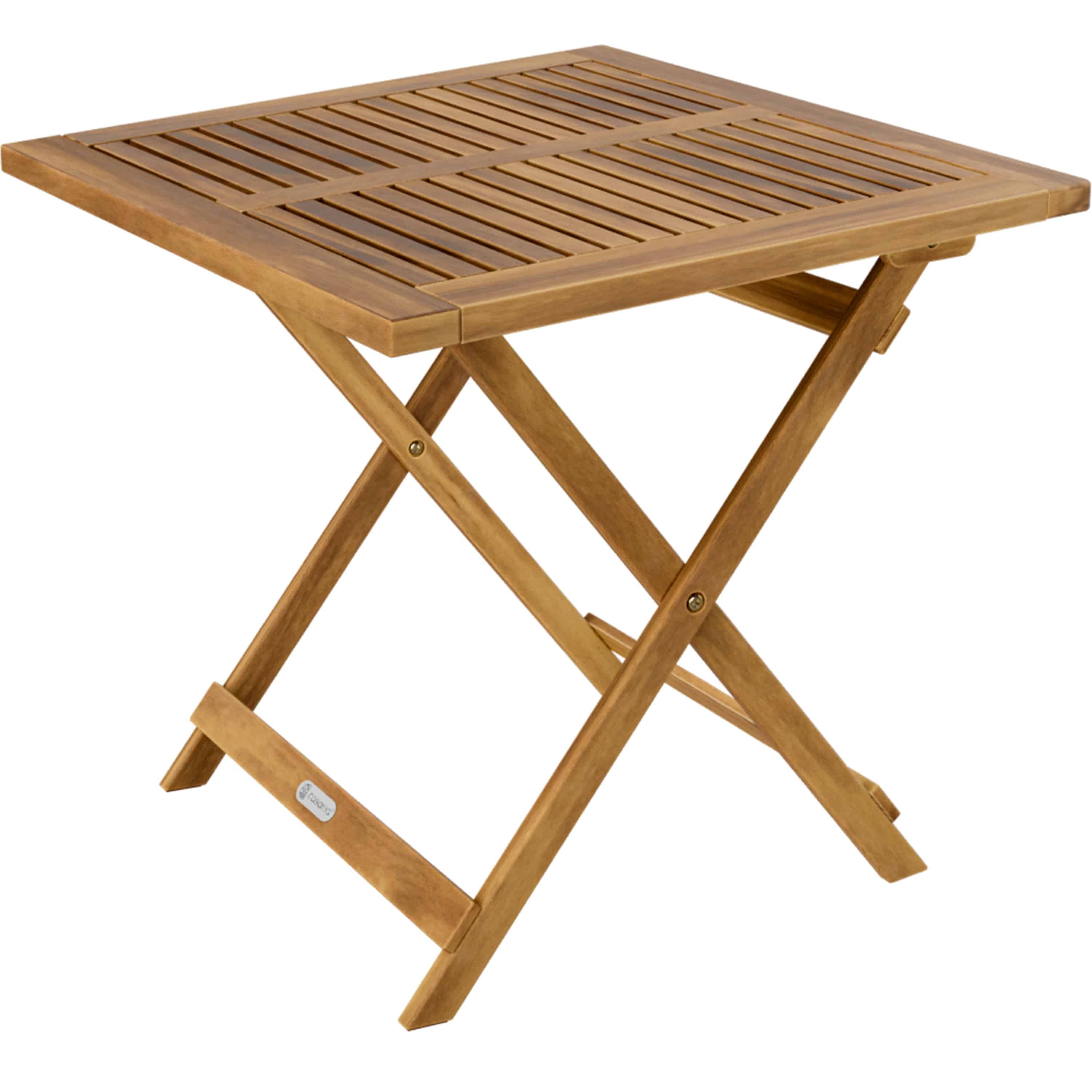 Casaria Klapptisch (1-St), Balkontisch Klappbar Holz 70x70cm 80kg Belastbar günstig online kaufen