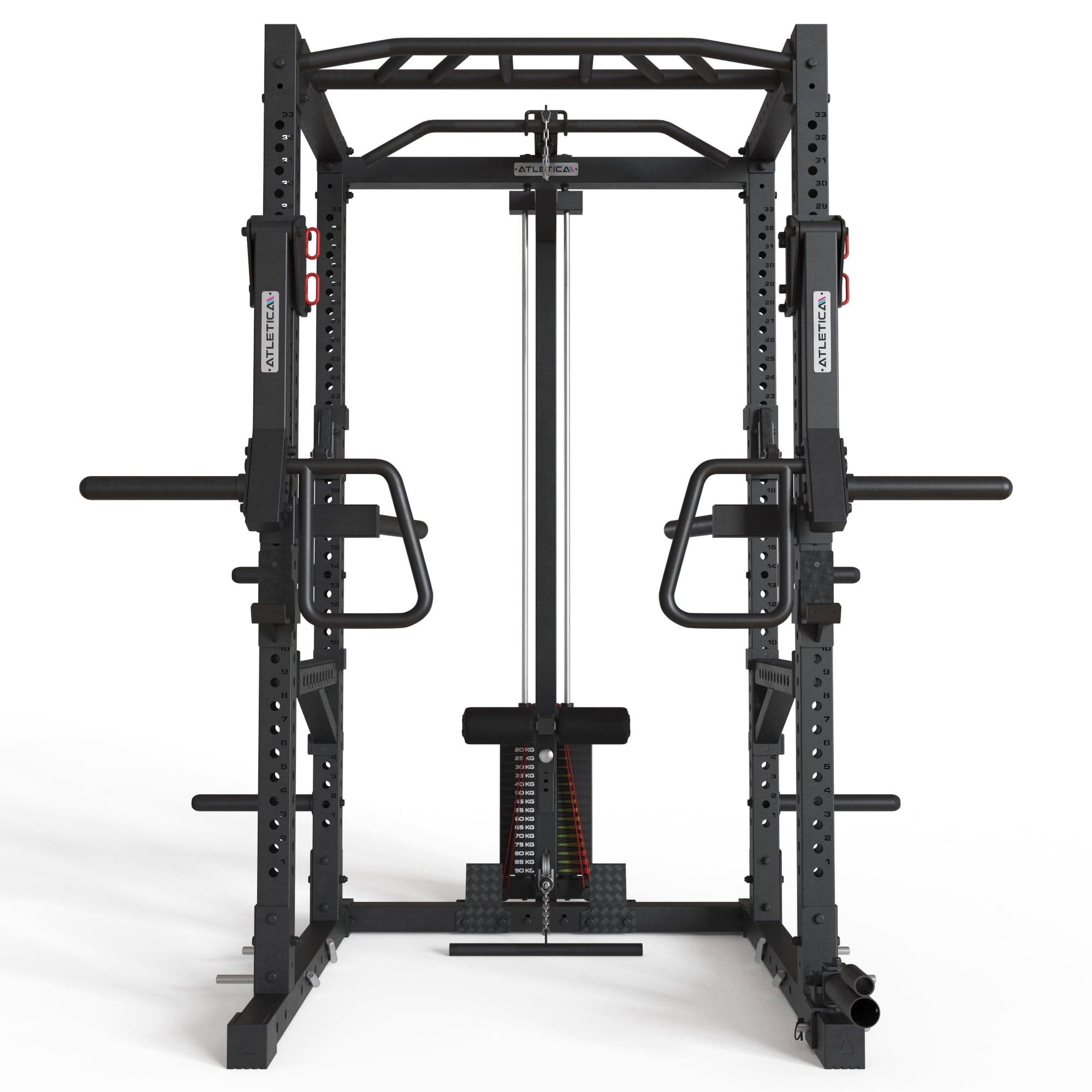 oder Rack 90kg ATLETICA R7-Stryker Rack, Power Latzug-/Ruderstation Power 120kg.,