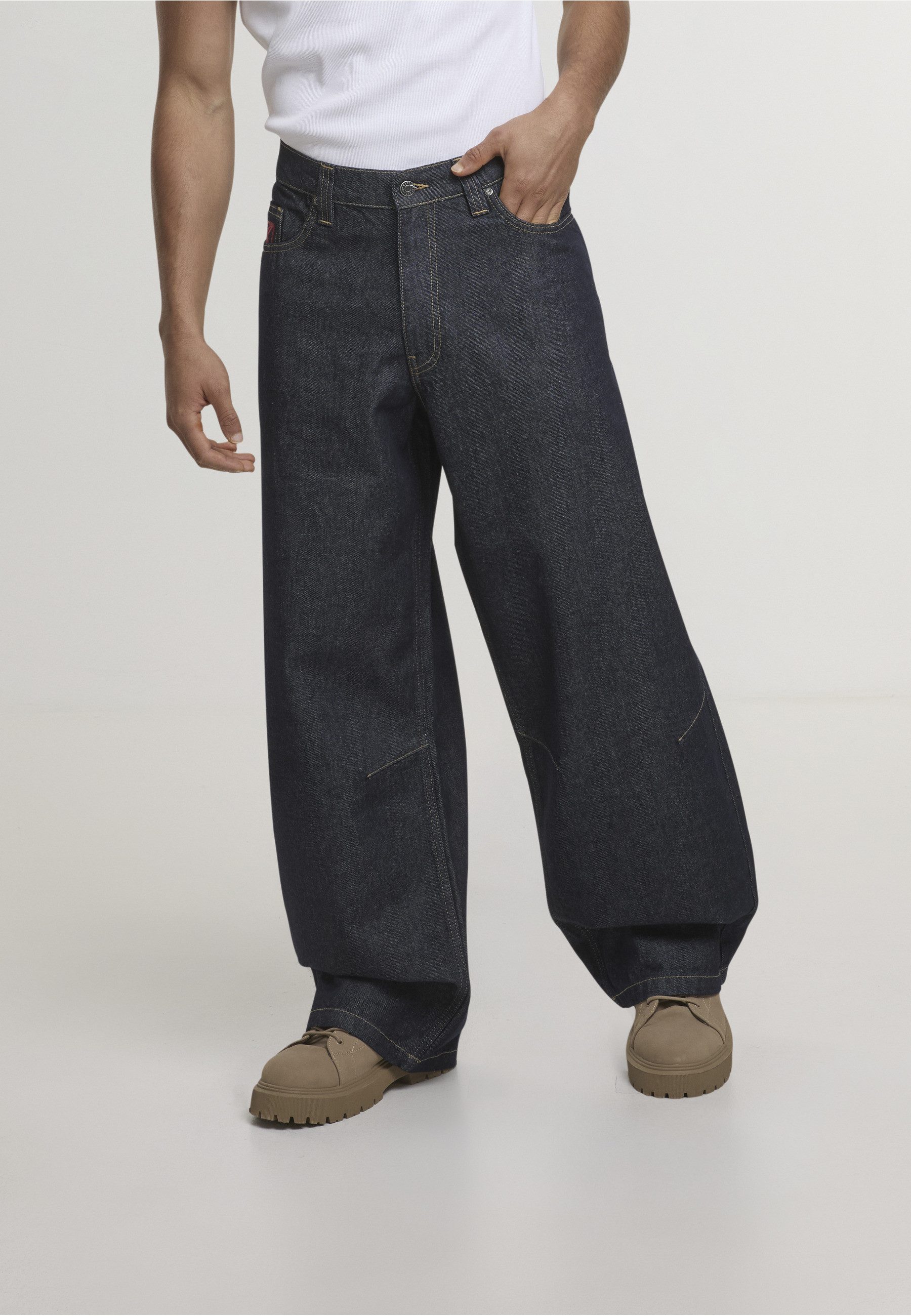 Karl Kani Loose-fit-Jeans Karl Kani Kani Jeans Rinsed Relaxed Baggy Jeans