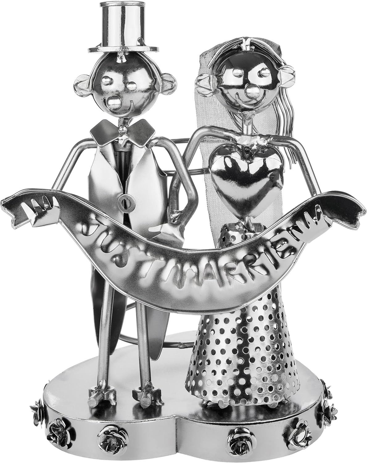 BRUBAKER Weinflaschenhalter Just Married Brautpaar - günstig online kaufen