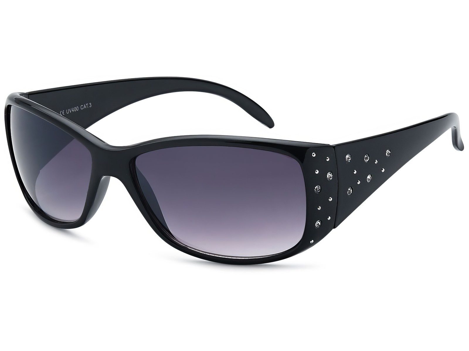 styleBREAKER Sonnenbrille Sonnenbrille Schmetterlingsform mit Strass am Büg günstig online kaufen