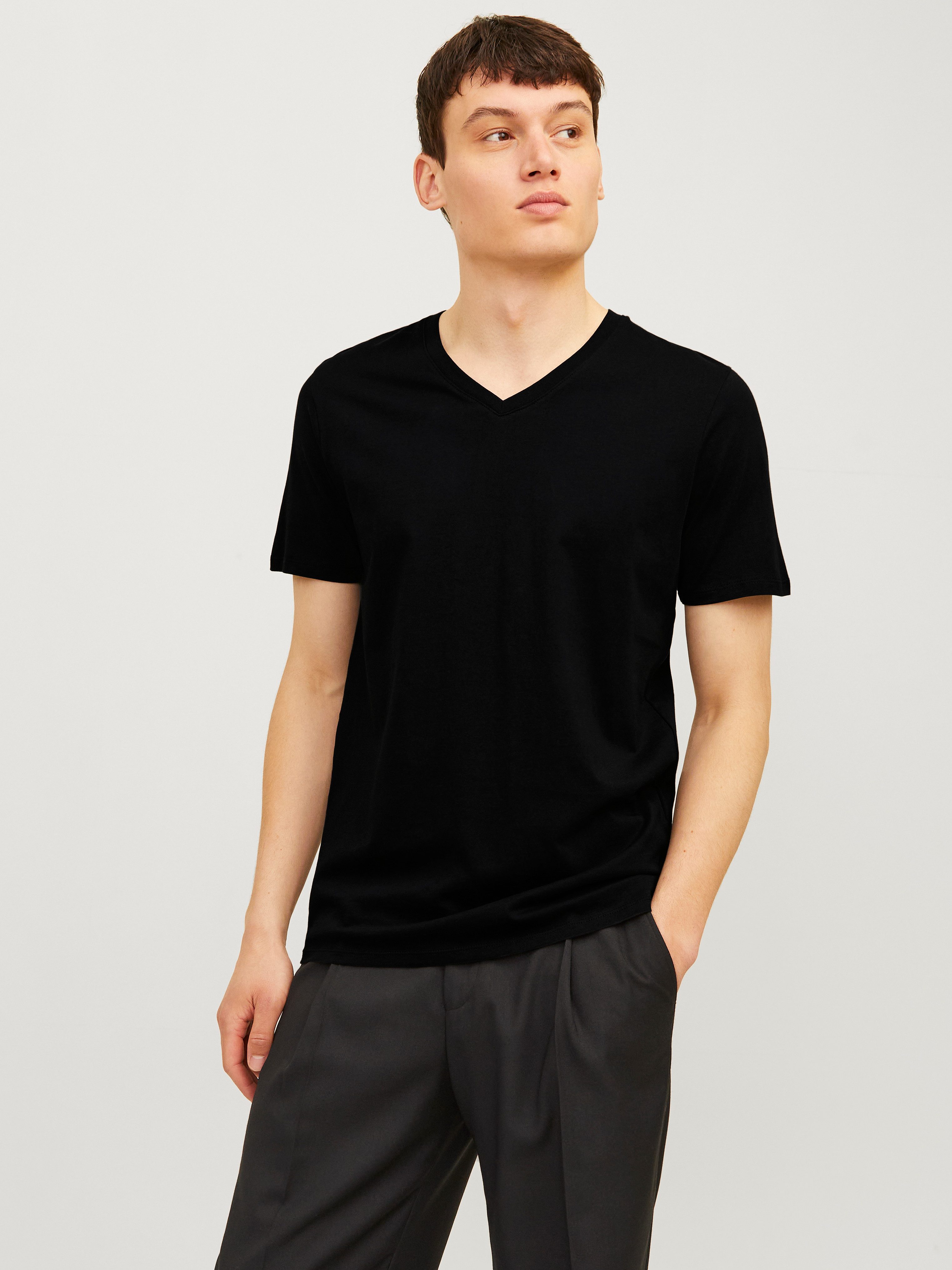 Jack & Jones T-Shirt V-Neck (2er-Pack)