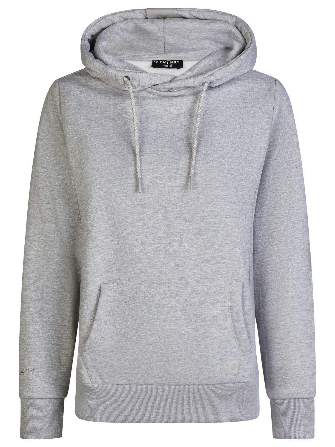 DENIMFY Kapuzenpullover Damen Hoodie DFEmma Regular Fit Longsleeve Sweatshirt mit Kängurutasche