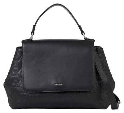 Calvin Klein Henkeltasche CK MUST TOP HANDLE TOTE-EMB MONO, mit Allover-Logorpägung