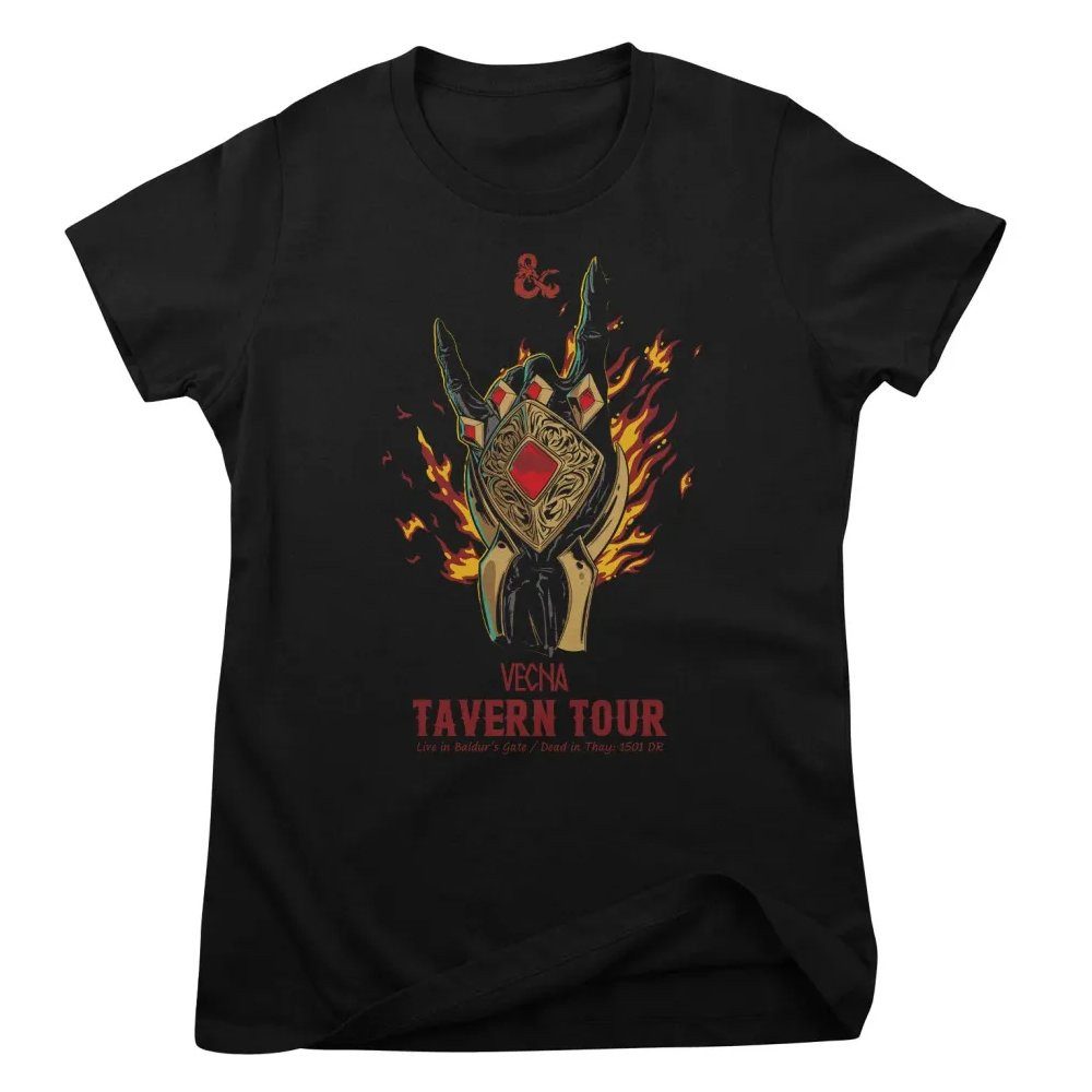 DUNGEONS & DRAGONS T-Shirt D&D - Vecna Tavern Tour Girly Tee