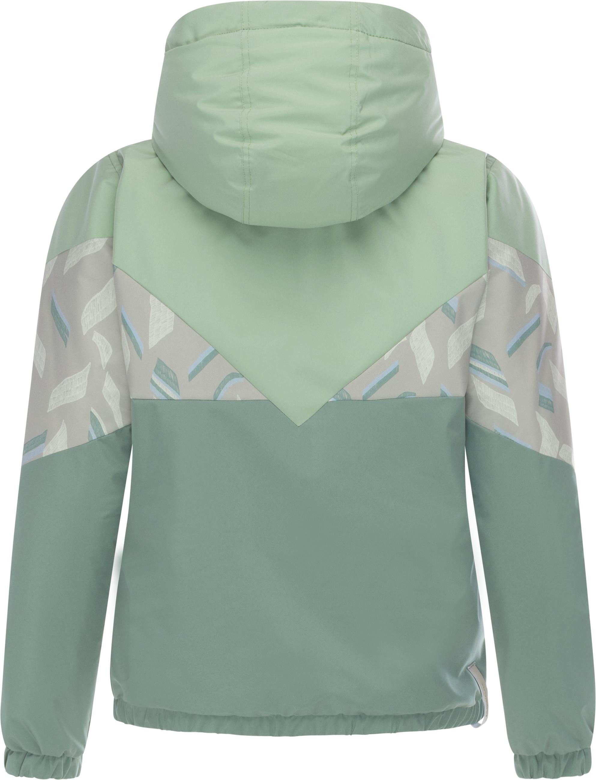 Ragwear Regenjacke Rochele Warm YOUMODO wasserdichte Damen Funktionsjacke mit Kapuze