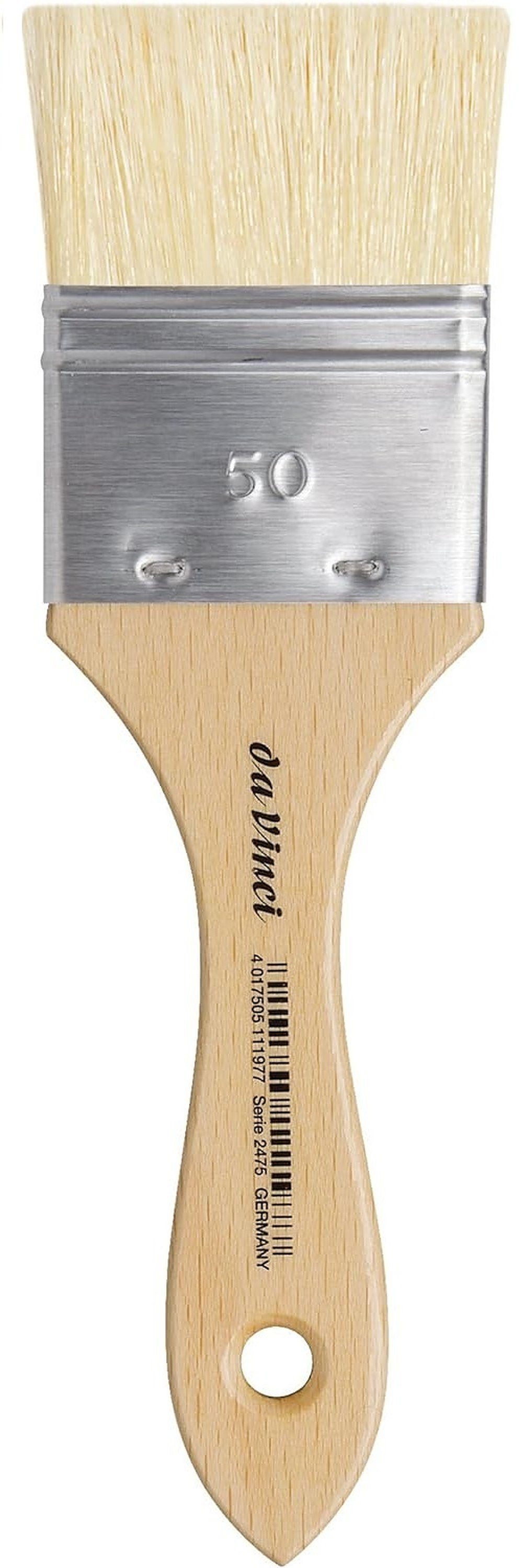 Da Vinci Pinsel Borstenpinsel, Lack- (1 Vinci Gr. Melierpinsel, Borsten Schweineborsten Holzstiel, Stück), 80, & Grundierungspinsel da