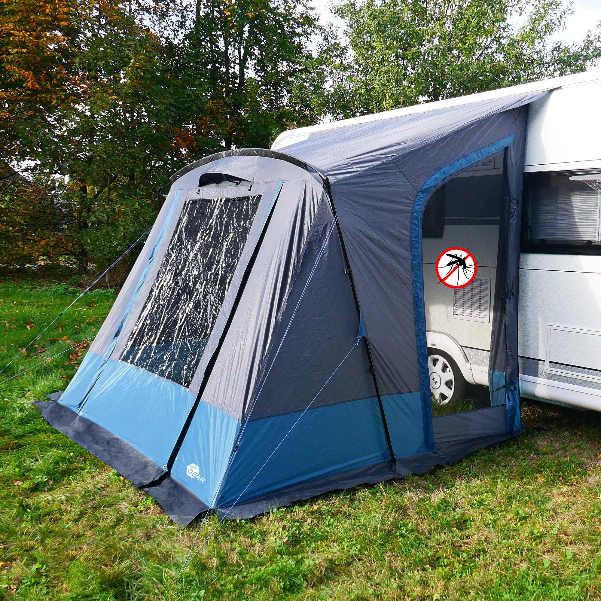 Vorzelt your GEAR Wohnwagenvorzelt Pampero 280 - Caravan Zelt, Reise-Vorzelt